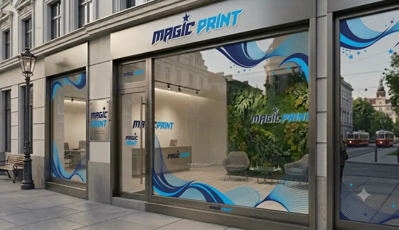 Brendiranje izloga — Magic Print - Posle